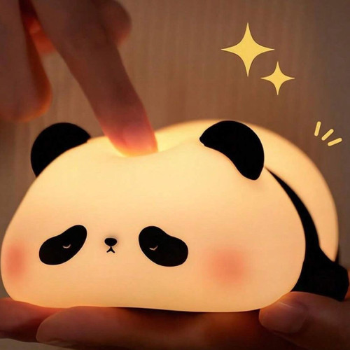چراغ خواب سیلیکونی طرح پاندا خوابیده
