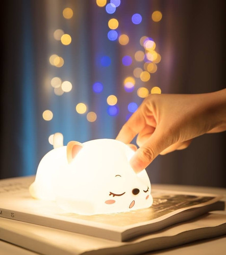 چراغ خواب سیلیکونی گربه