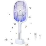 پشه کش راکتی شارژی دو کاره با پایه Mosquito killer Racket KLZ-918
