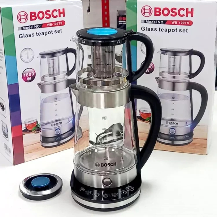 چای ساز بوش مدل WB-129TS تمام لمسی با گرم نگه دارنده