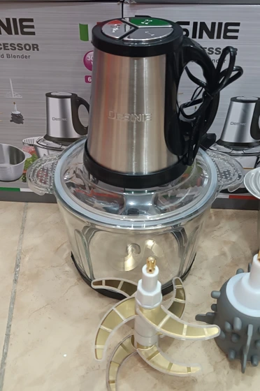 خردکن دسینی مدل DR809 دو کاسه استیل و شیشه ای